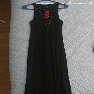 Forever 21 deep v-neck dress
